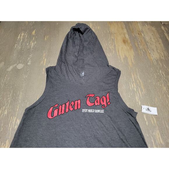 Disney Parks Epcot World Showcase Germany Guten Tag Minnie Hooded Shirt M *NWT - Picture 2 of 8